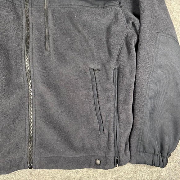 Blauer Mens Tactical Fleece Jacket Black Full Zip Duty Coat Size Large - Picture 2 of 9